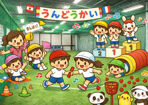 保育園の運動会で利用いただきました